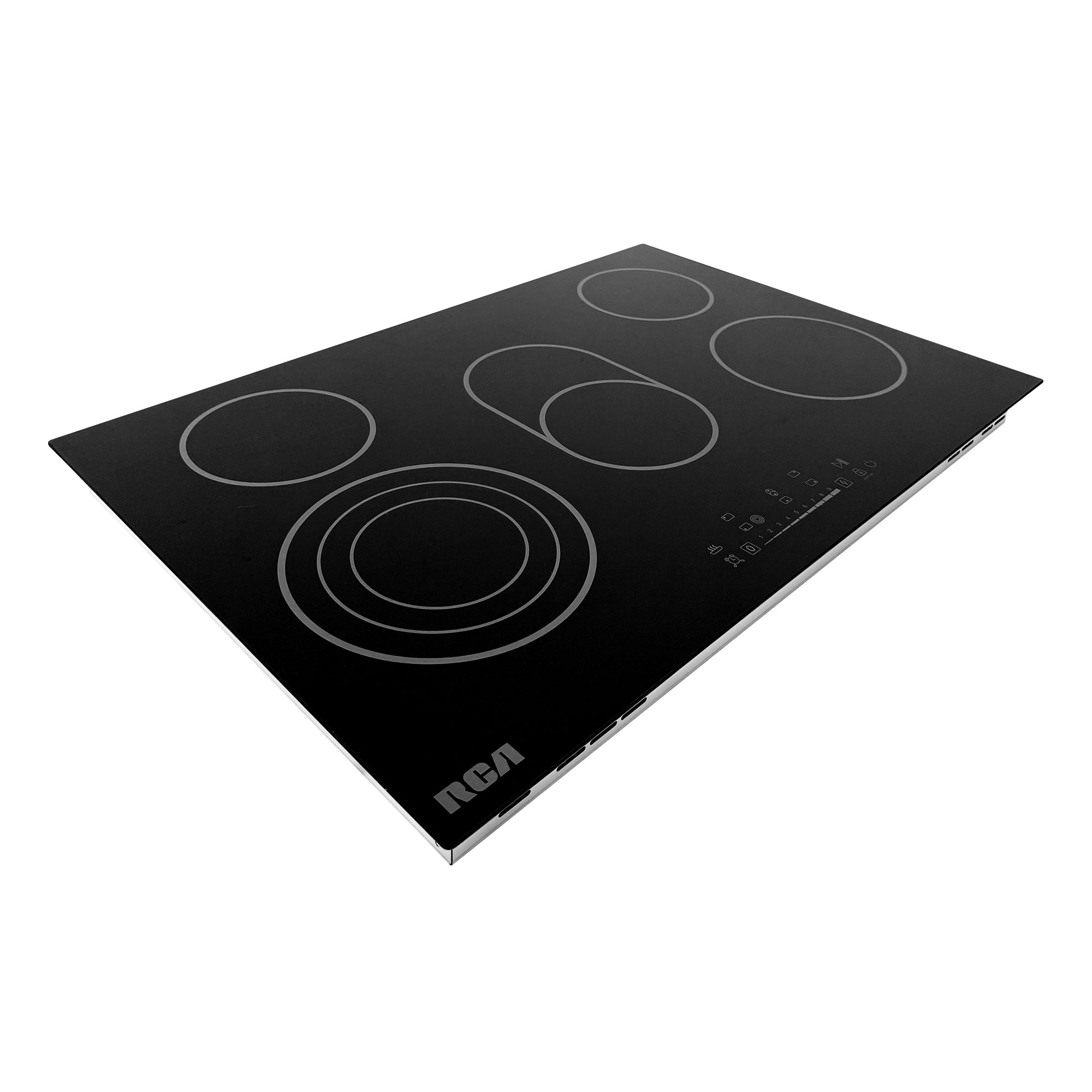 36 in. Sterling Collection Drop-In Electric Ceramic Glass Cooktop, 5 Burners, Triple Zone Element, Sync Burner