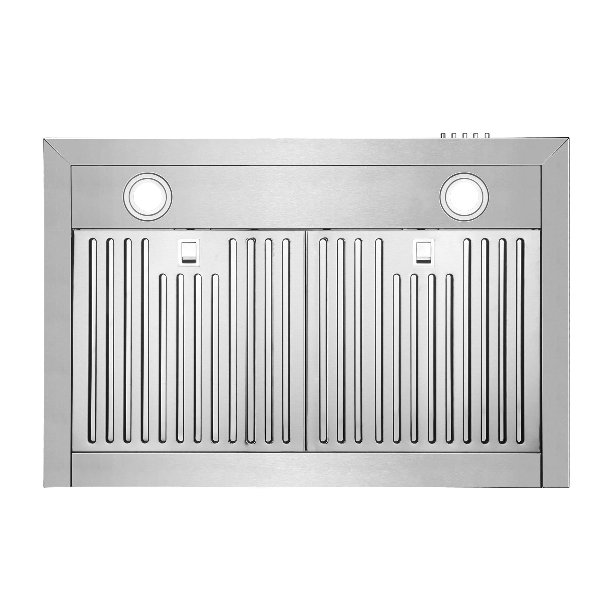 30 in. Heritage Collection 400 CFM Ducted Wall Mount Range Hood, Push Button Controls, LED Lights, Stainless Steel