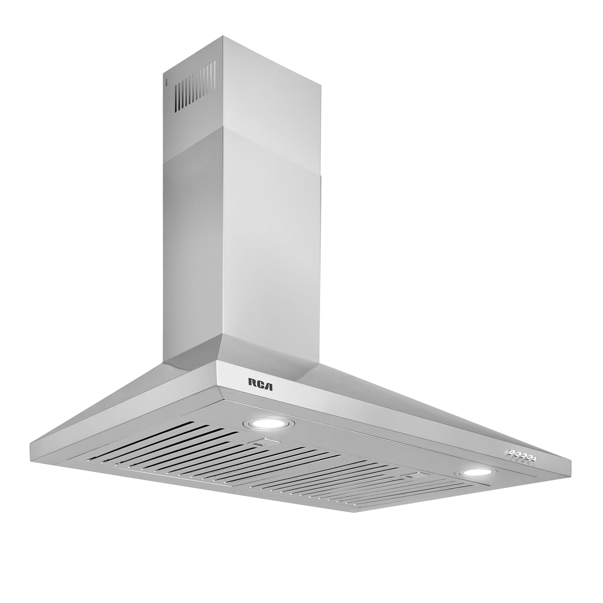 30 in. Heritage Collection 400 CFM Ducted Wall Mount Range Hood, Push Button Controls, LED Lights, Stainless Steel