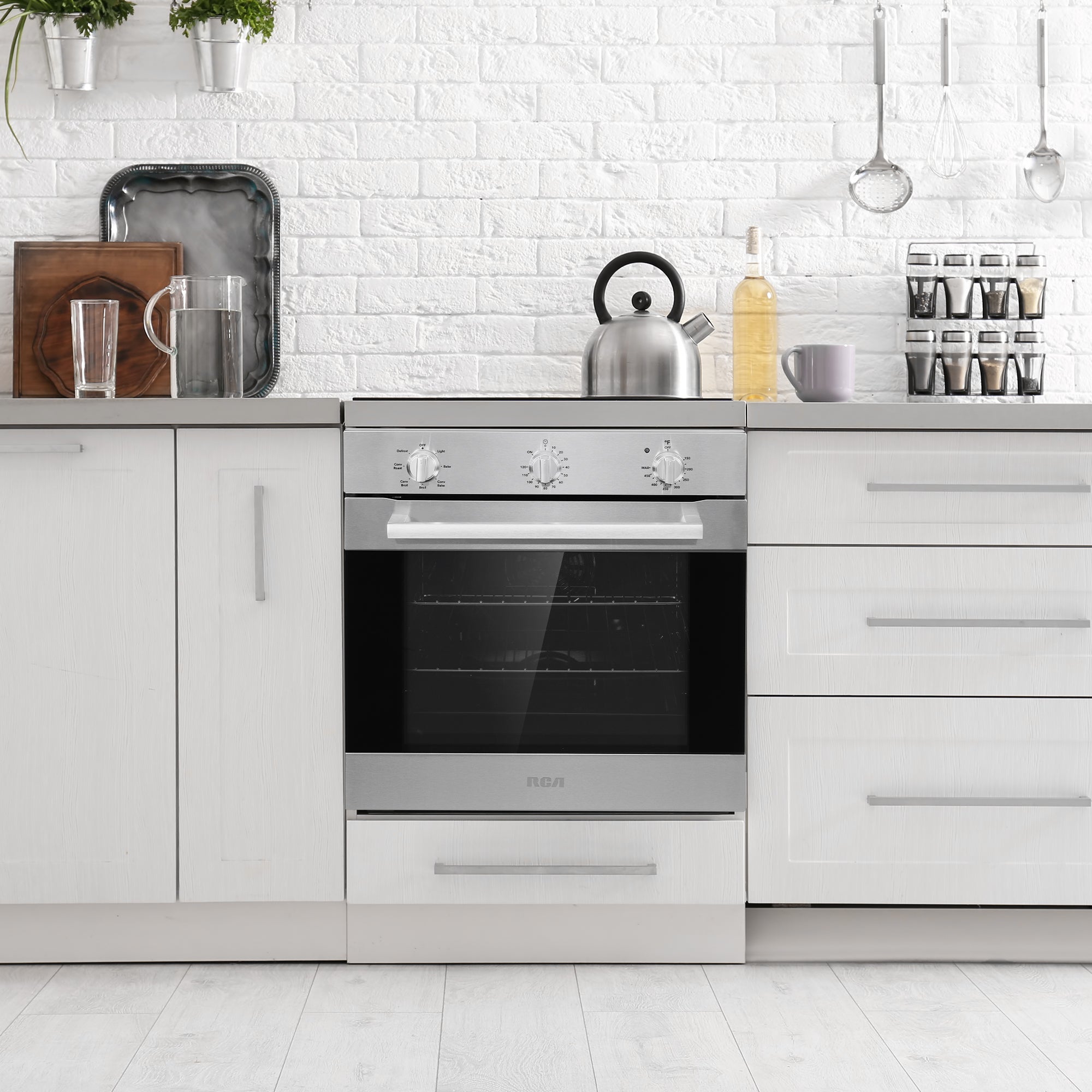 24 in. Century Collection 3.25 cu. ft. Electric Wall Oven, Convection, 7 Functions, Knob Controls in Stainless Steel