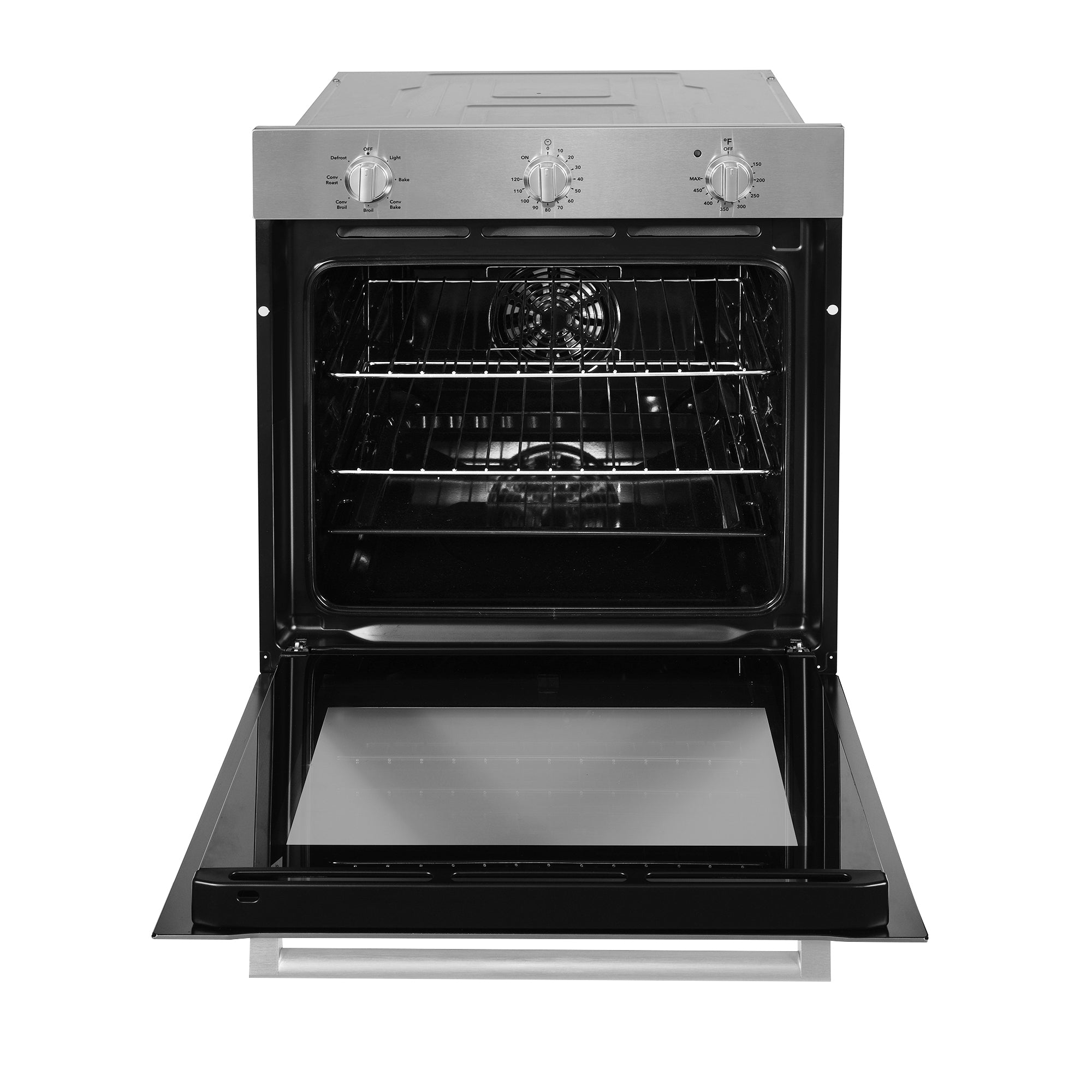 24 in. Century Collection 3.25 cu. ft. Electric Wall Oven, Convection, 7 Functions, Knob Controls in Stainless Steel