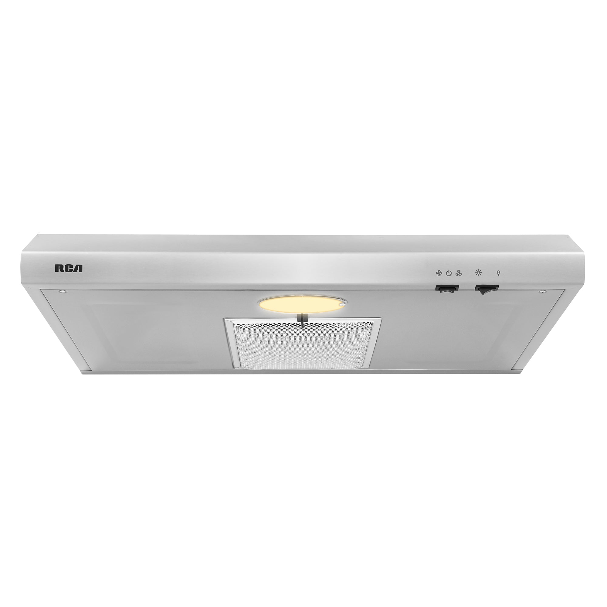 30 in. Century Collection Ductless Under Cabinet Range Hood, Reusable Filter, Rocker Switch, Light, Stainless Steel