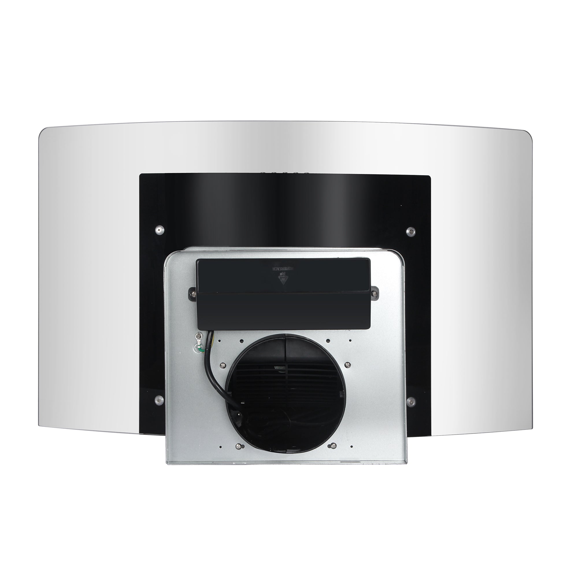 30 in. Regency Collection 400 CFM Ducted Glass Canopy Wall Mount Range Hood, Push Buttons, LEDs, Stainless Steel