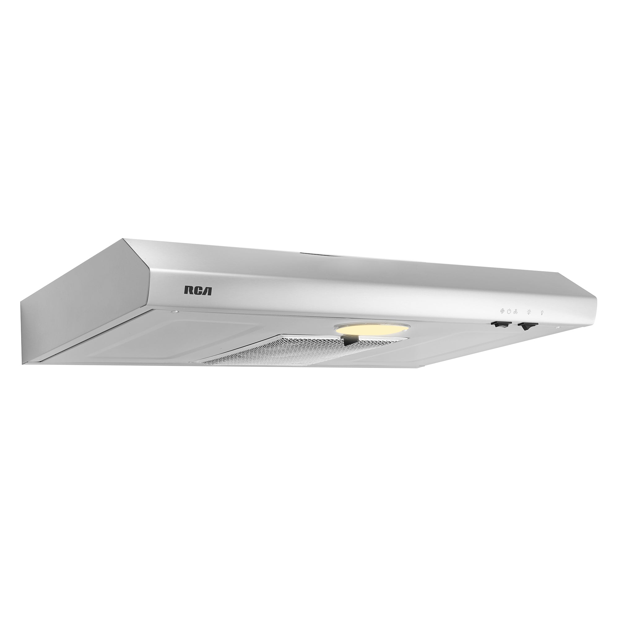 30 in. Century Collection Ductless Under Cabinet Range Hood, Reusable Filter, Rocker Switch, Light, Stainless Steel